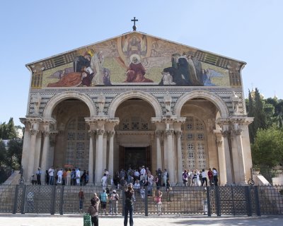 The Facade of the Church of the Nations