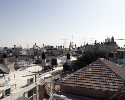 Modern Rooftops From Atop the Old Wall