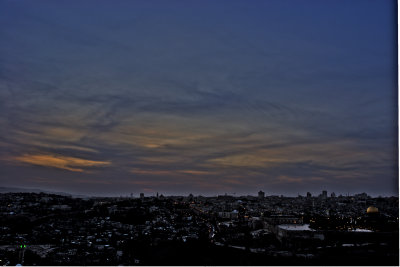 Jerusalem at Sunset