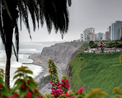 Lima's Pacific Coast from Love Park