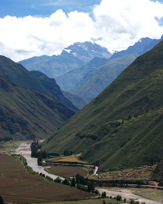 Looking toward the Sacred Valley from Cusco