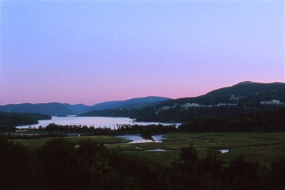 Hudson River at West Point - sundown