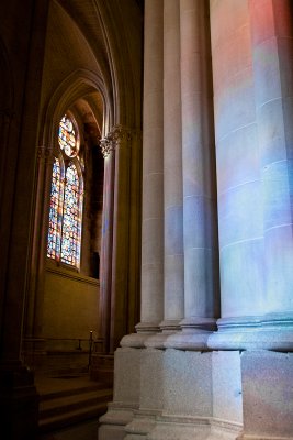 side aisle and window from the nave