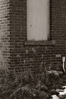 boarded up