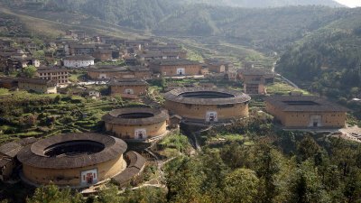 World Natural Heritages No. 1113-01 Chuxi Tulou Cluster