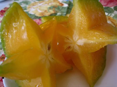 Fresh star fruit.