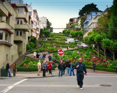 Coloured Lombard St.  (Do not enter...)