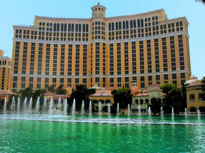 Fountains and music @ Bellagio Casino, Las Vegas