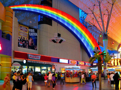 My wide angle @ Fremont Street, Las Vegas