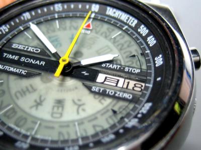 Rare SEIKO Time Sonar Automatic Chronograph ***SOLD***