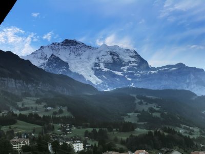from hotel window wengen