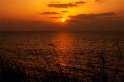 Sunset at Senaga-Island