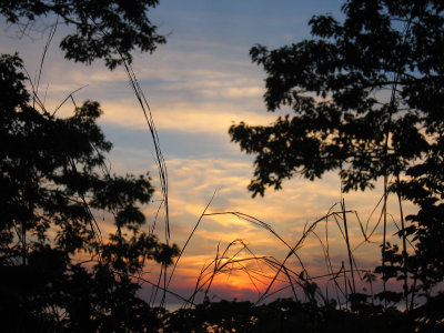 Sunset at Lake michigan