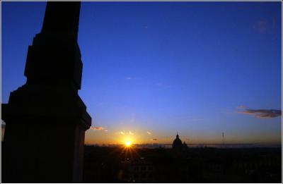 Sunset in Rome