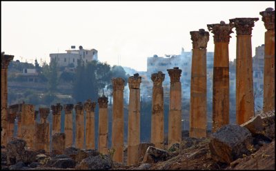 Columns in Jerash