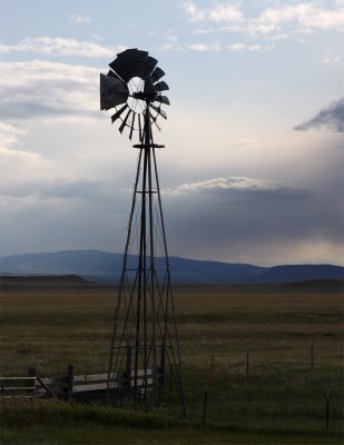 Sunset. Montana.