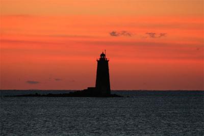 Whaleback Light, Dawn