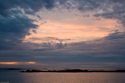 c1310 Sunset over Makaiwa Bay