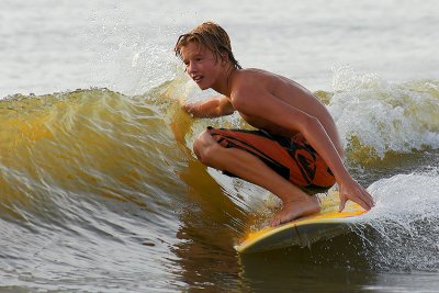 Young Surfer