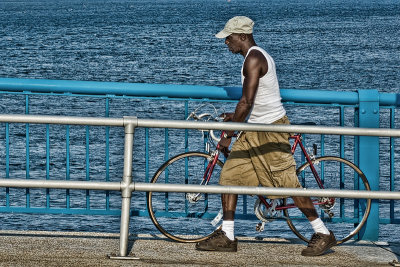 Man with Bike
