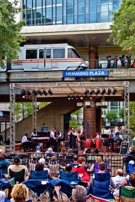 Concert at Hemming Plaza Station