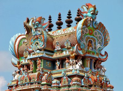 Detail of the right Gopuram