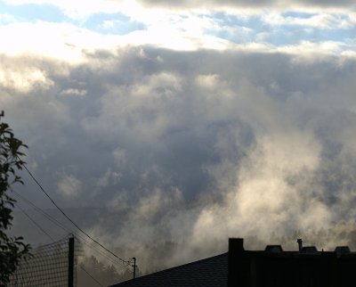 Fog Merging with Clouds