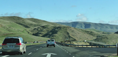 Downhill on the Other Side of Pacheco Pass