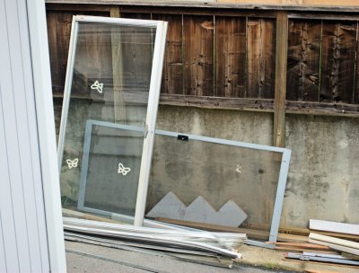 The Old Sliding Glass Door onto the Back Porch