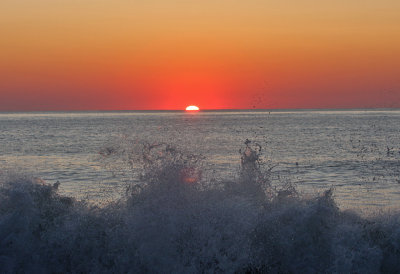 Sunrise and the Waves