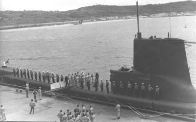 Submarine at Okinawa, Japan  on November 17, 1966