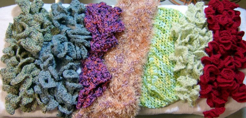 Knitted Scarves to Donate