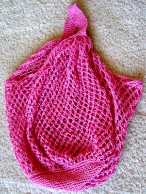 Pink String Bag