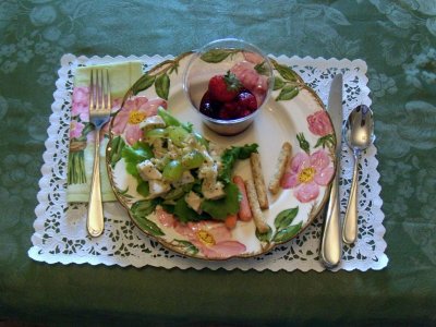 Plate for Spring Luncheon
