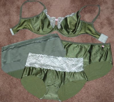 Olive Bra & Matching Panties