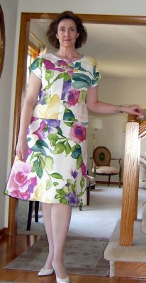 2-piece Floral Dress Front