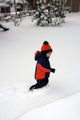 Primeros pasos en la nieve