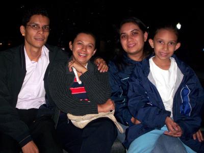 Con David, Nancy y Alejandra