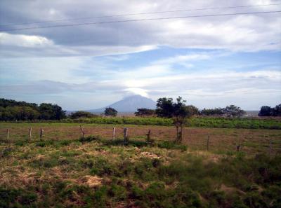 Vista de volcan