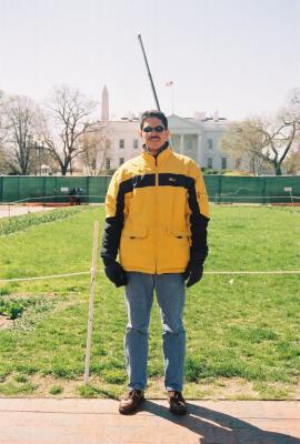 Frente a la Casa Blanca