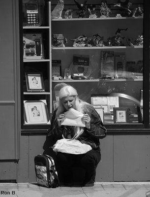 LADY WITH AN ENVELOP