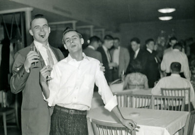 Party at the Black Ship - July 1959 .   Photos by Bob Higgins. 102nd ASA 1958-1960.