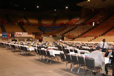 Selland Arena before the concert
