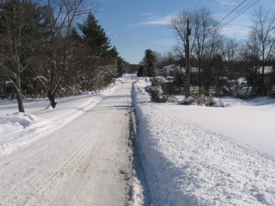 Snowy road