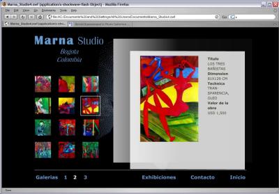 Art Studio Site Design