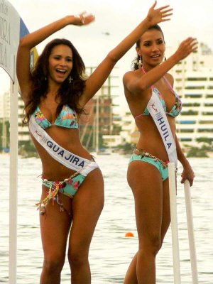Double Beauty: Las Srtas. Guajira y Huila