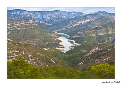 La vall del Mangraner. Pantà d'Ulldecona. Pobla de Benifassà