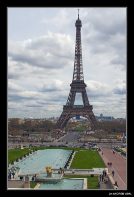 La torre Eiffel des del Trocadero