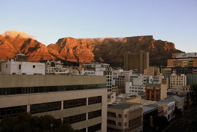 Table Mountain from my hotel room window