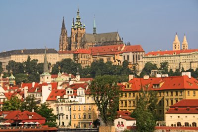 St Vitus Church and the Prague Castle